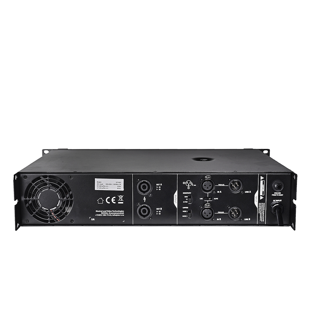 DT2000 - 两通道专业音频功率放大器