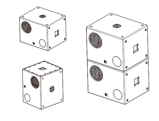 重低音专业音箱安装图