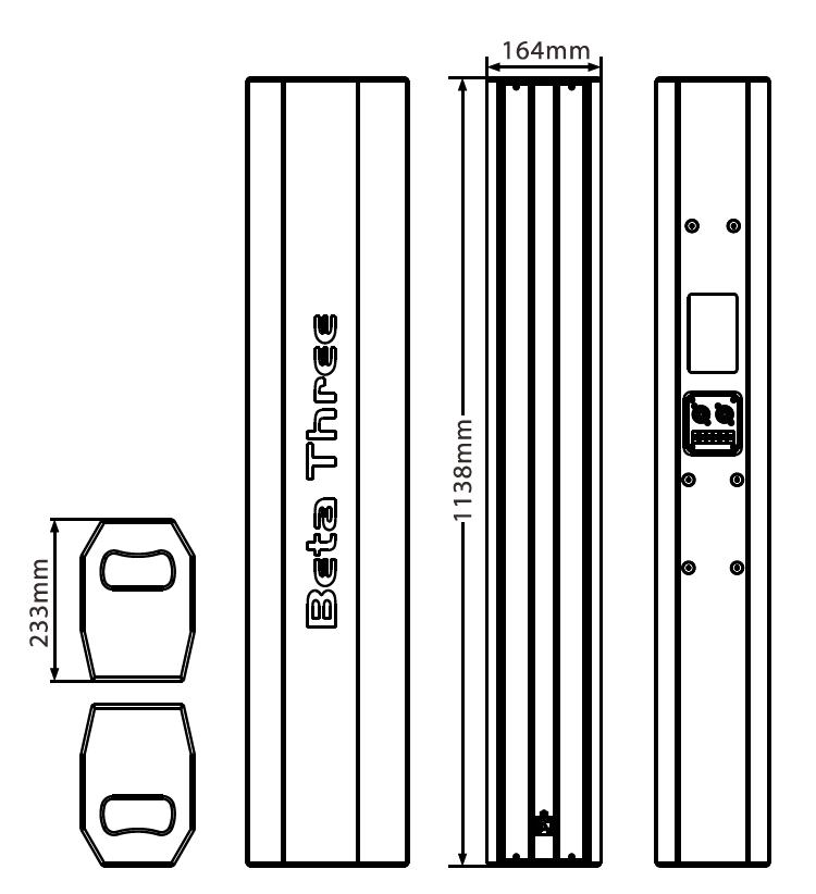 内置2分频4英寸全频扬声器尺寸图